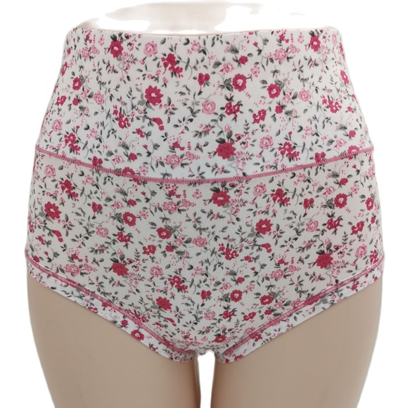 Soft Bamboo Cotton High Rise Panties,  with a 30" to 40" waist. 14" Rise Pin Up - Picture 1 of 6